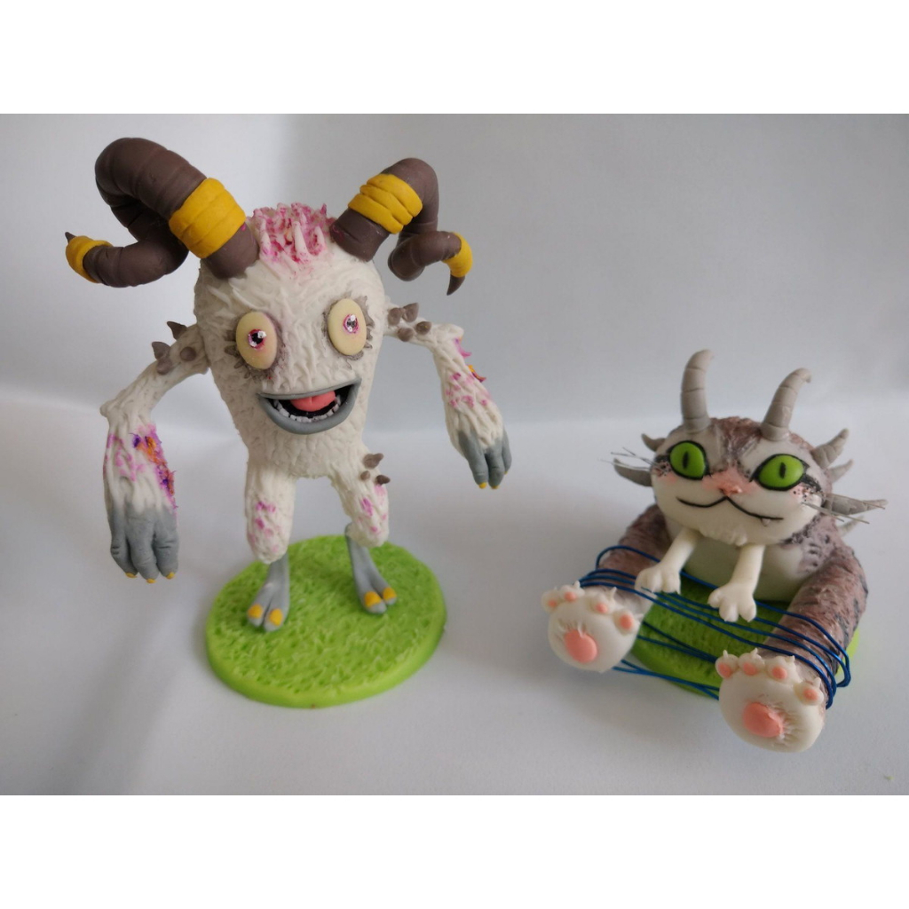 Kit 2 Bonecos Decoração Personagens Jogo My Singing Monsters | Shopee Brasil