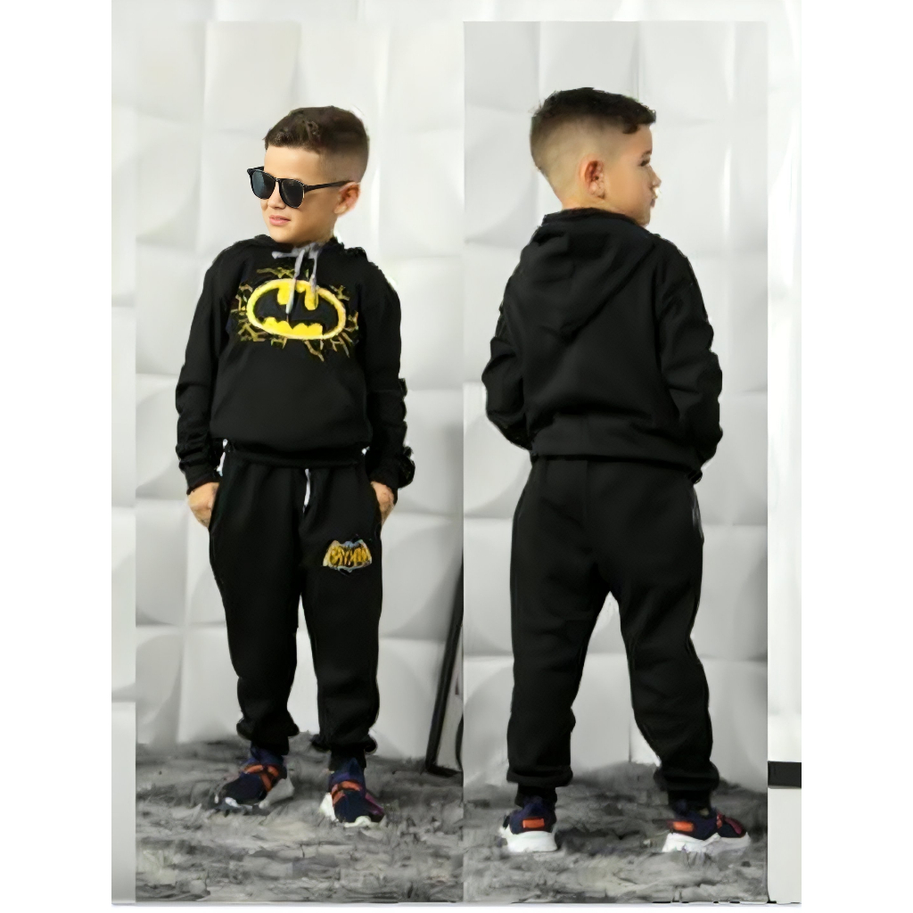 Conjunto Moletom Batman, conjunto infantil nicho roupa de Frio