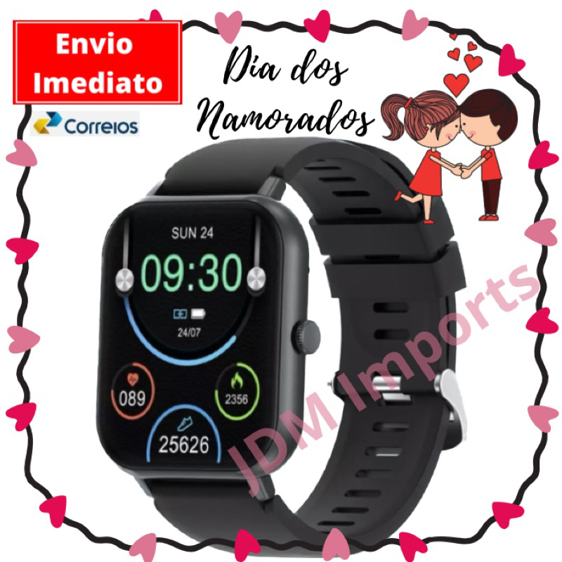 Smartwatch Rel Gio Inteligente Colmi P Plus Preto Shopee Brasil