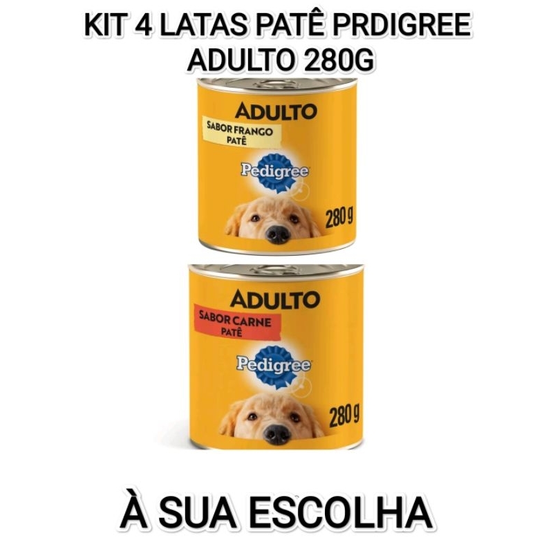 Kit 4 Recovery Lata Ração Royal Canin Cães e Gatos 195g - Pedigree