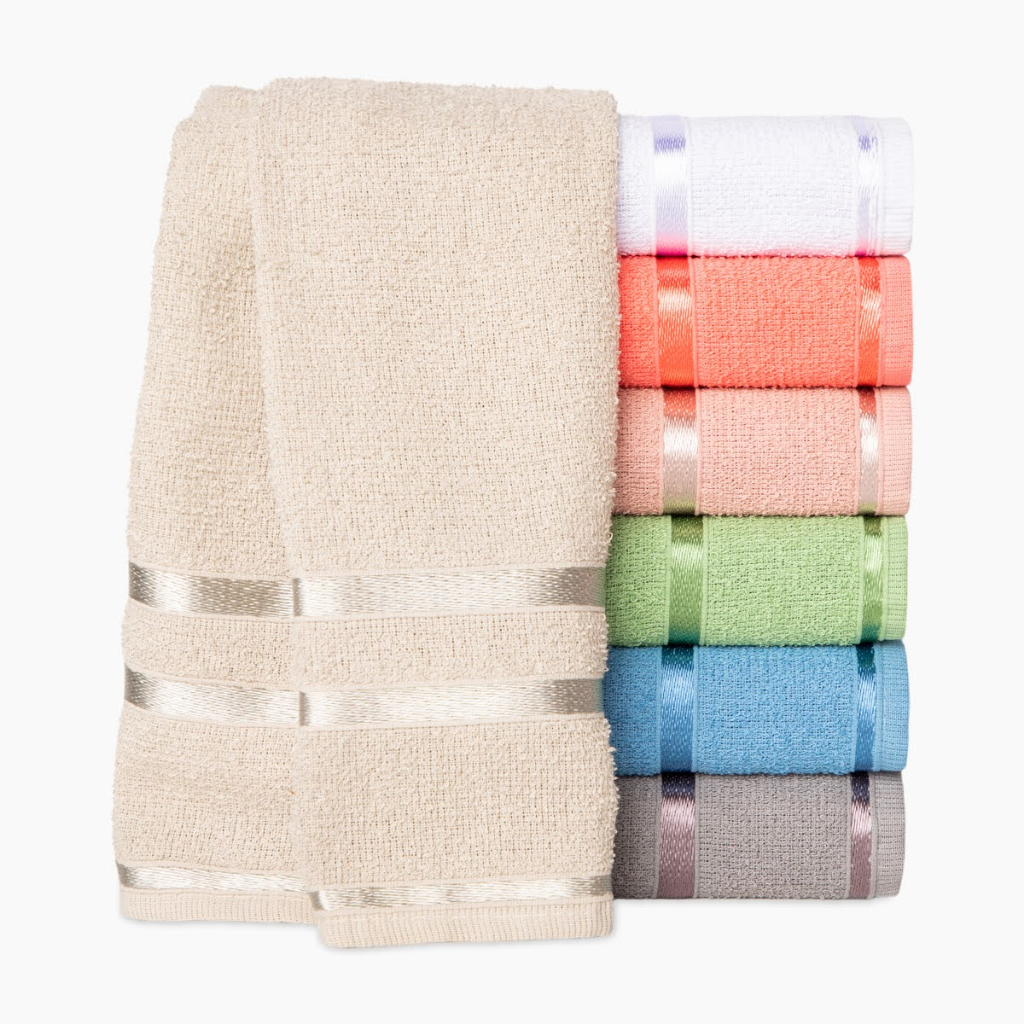 KIT 3 Toalhas de banho TURQUESA 100% ALGODÃO