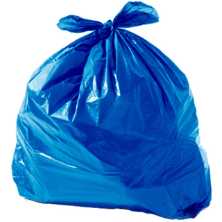 Saco de Lixo Azul Reforçado 100 Litros 75x90cm com 50 unidades