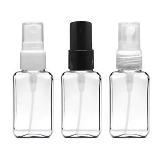 10 Frascos Pet 40 Ml quadrado com Spray Borrifador Perfume