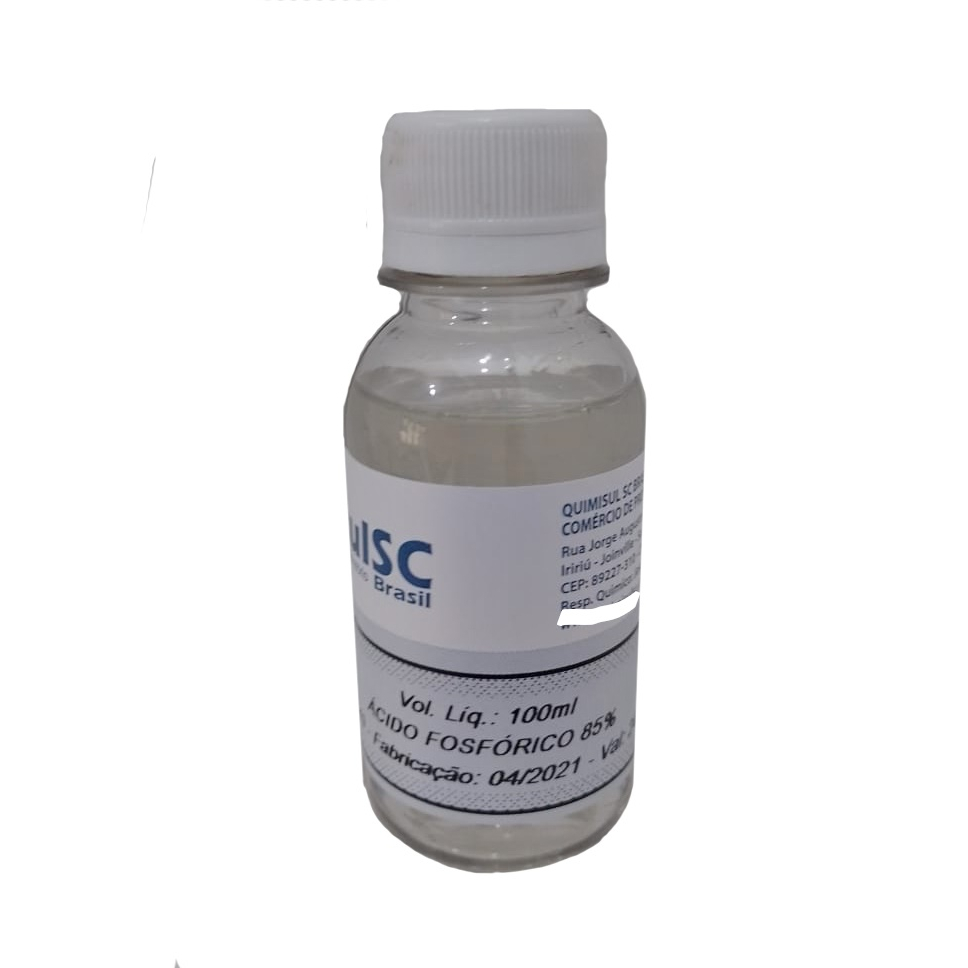 Ácido Fosfórico 85% Puríssimo 100ml