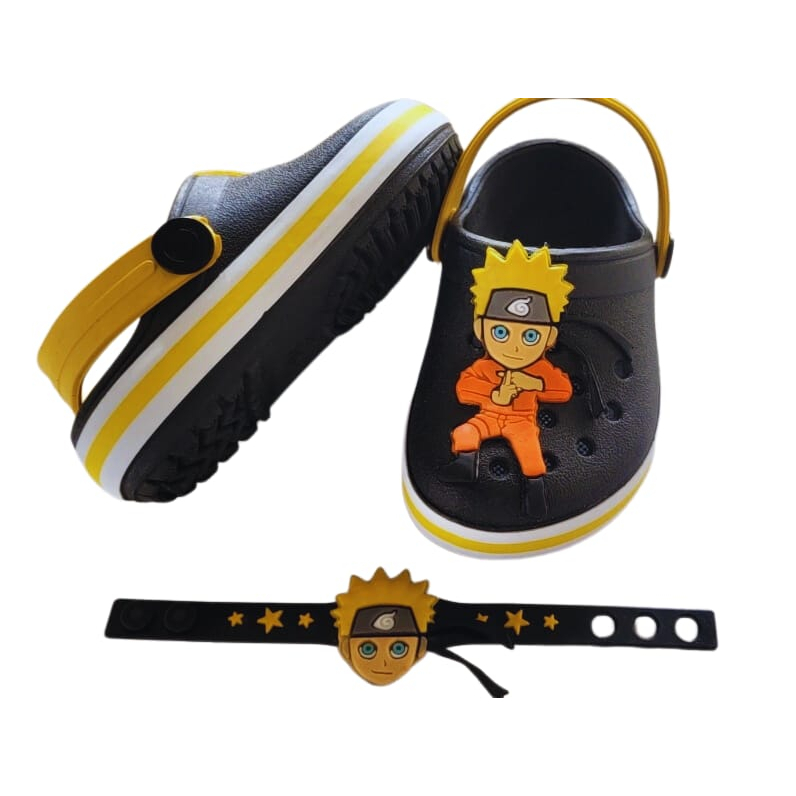 1PCS Moda Crocs Jibbitz Acessórios Criativo  Naruto  Desenho