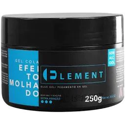 Gel Cola Efeito Molhado 250g - Linha Element - 1Unidade