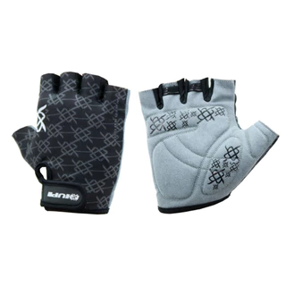 Luva Hupi Ciclismo Bike Moto Dedo Curto - Sem Dedo - Aberto Preto Linha Black