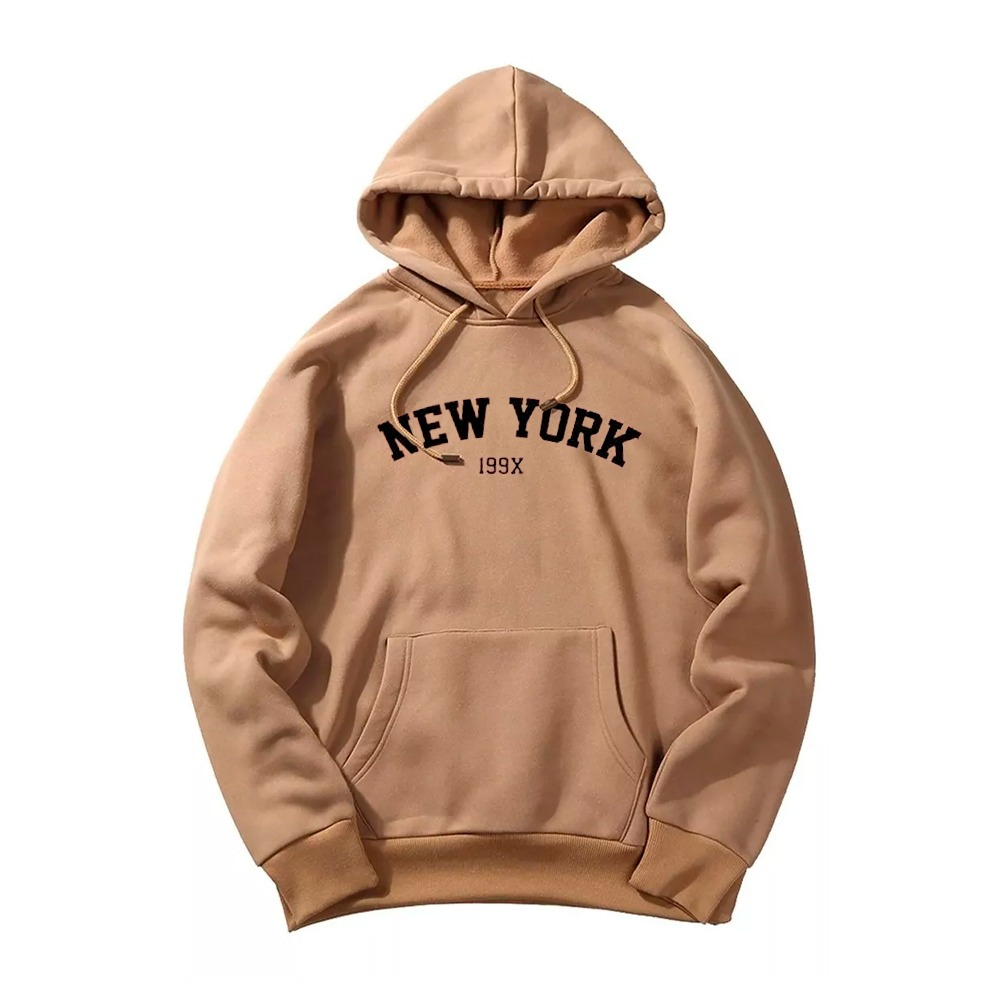 Moletom Casaco Canguru Flanelado Top New York EUA Algodão100% envio rapido