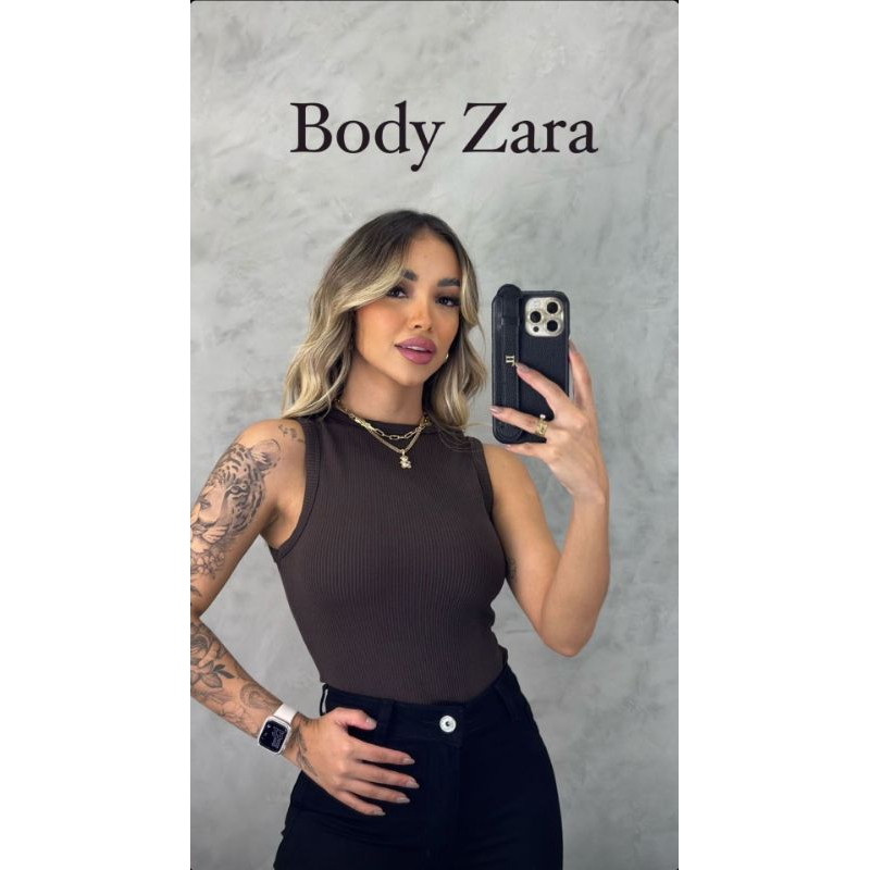 Body Feminino Básico Regatinha Zara