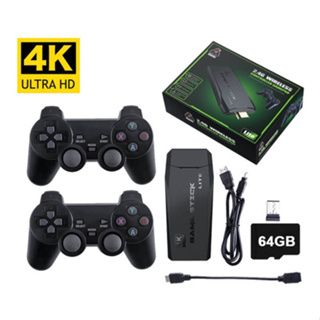 Video Game Stick HDMI 4k Video Game Retro 2 controles sem fio - 64 GB 10 Mil Jogos