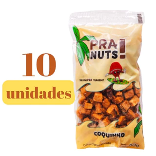 Doce Coco Coquinho Caramelizado Crocante - 800g - Pra Nuts