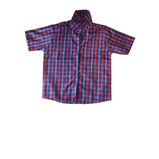 Camisa Xadrez Menino Manga Curta | MercadoLivre