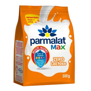 Leite Em Pó Instantâneo Zero Lactose Parmalat Max 300g