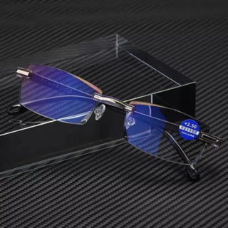 Kit 2 Óculos De Leitura Ant Luz Azul Tr90 Safira +2 CORDAO + CAIXA
