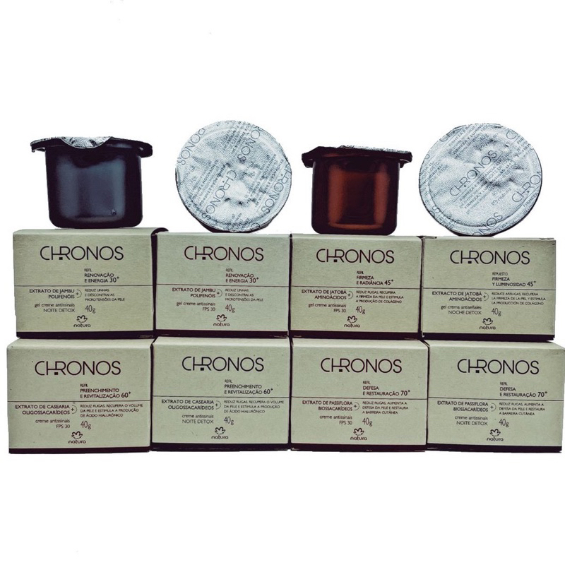 Kit Chronos Hidratante 60+-1 Creme Hidratante Dia e 1 Creme Hidratante ...