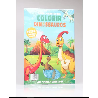 Tapete Gigante Para Colorir | Dinossauros