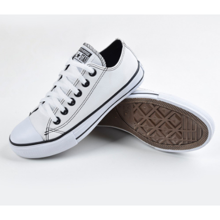 Tenis Unissex All Branco Couro Old Super Oferta Star Shopee Brasil