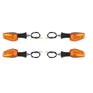 Kit 4 Piscas Seta Completo Moto Para Suzuki Yes 125/Gsr 125/150/Gs 120 Todos Anos / Gs 500 2008 a 2015