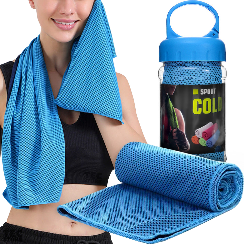 Toalha Esportiva Academia Exercícios Treino Corrida + Estojo