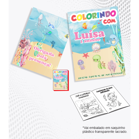 Kit Colorir Wolfoo ( Livrinho + Giz de Cera )