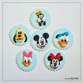 Cortador Turma do Mickey (pasta americana , biscuit)