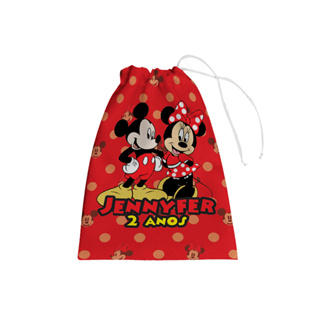 Mickey e Minnie Sacolinha Surpresa 15x20cm