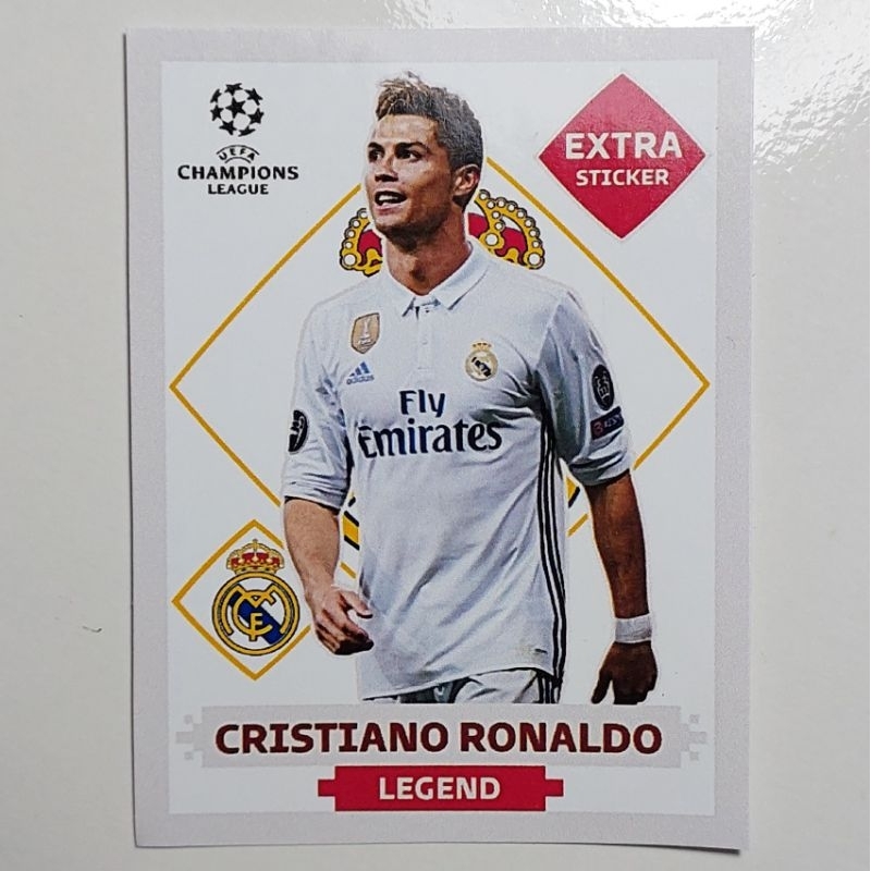 CRISTIANO RONALDO OURO (Gold) - EXTRA LEGEND (Portugal) - Figurinha  Original 