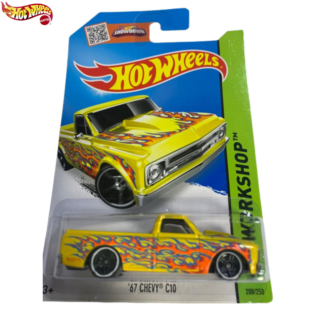 HOT WHEELS 67 CHEVY C10 AMARELA