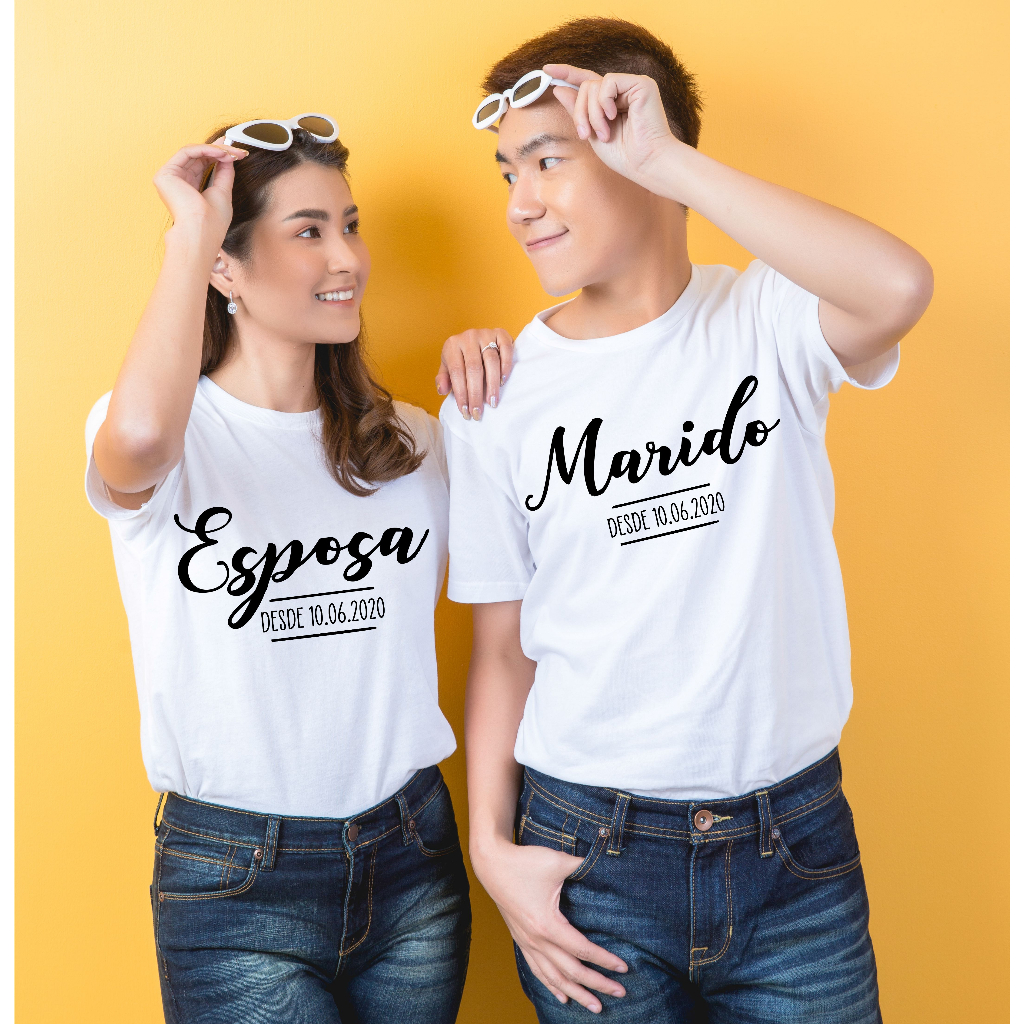 Camiseta Casal - Dia dos Namorados - T-shirt casal engraçadas / frases ...