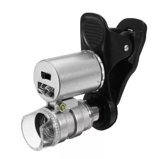品揃え豊富で Mini Conta Lupa Ultravioleta Led 60x Bolso De Microscópio ファッション雑貨