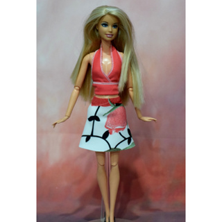 Roupa Fashion para Boneca Barbie * Saia + Camiseta Pet