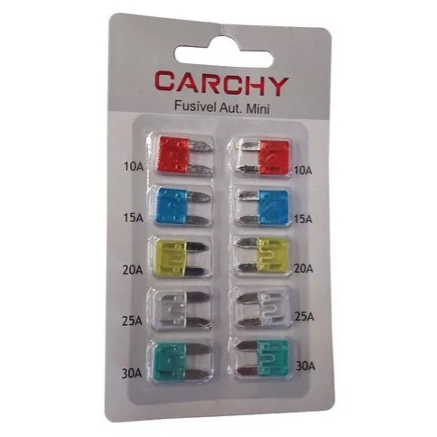 Kit Fusivel Lamina Carro 10,15,20,25 E 30amp | Parcelamento Sem Juros - Foto 4
