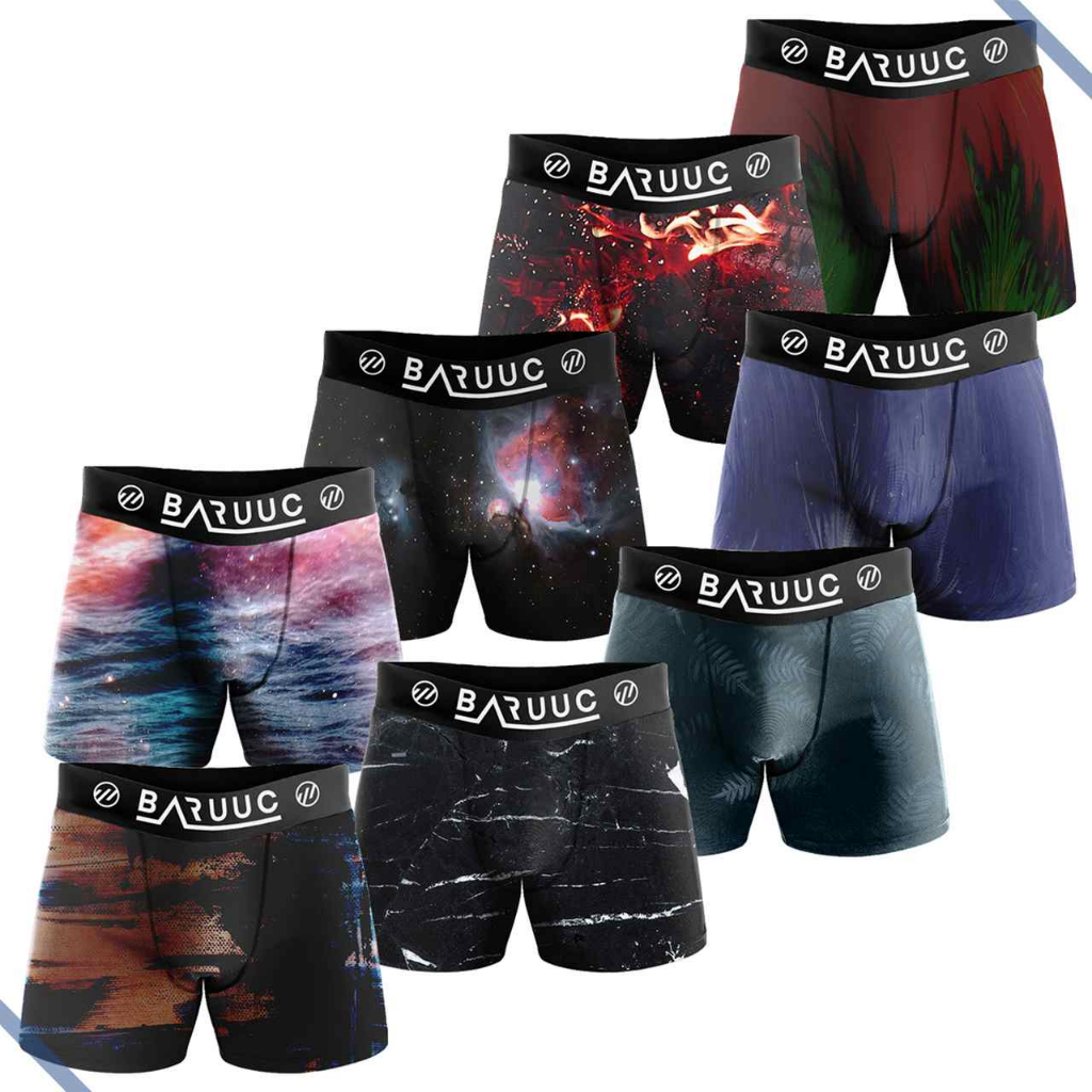 KIT 10 CUECAS MASCULINAS BOXER ATACADO ADULTO BOX REFORÇADA