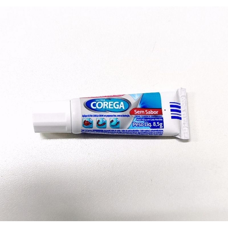 Kit 1, 3 e 6 - Corega Ultra Creme Sem Sabor com 8,5g | Shopee Brasil