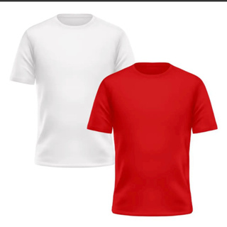 KIT 2 Camiseta Manga Curta 100%Poliéster Casual Treino Academia Esportes Exercícios Corrida