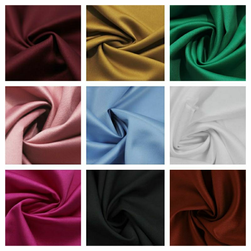 Tecido Seda Pluma ou Crepe Salina 96% Poliéster 4% Elastano ( 1m x 1 ...