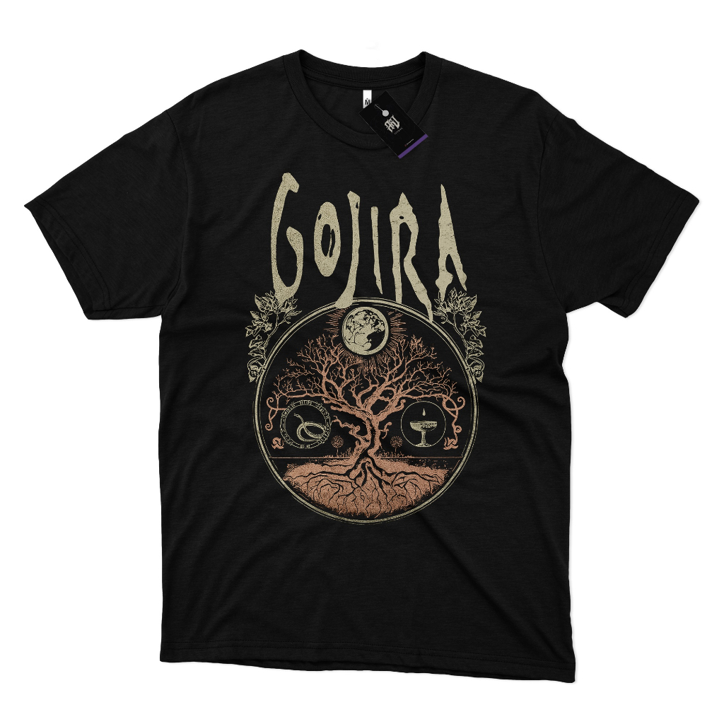 Camiseta Gojira World Tree 100% Algodão