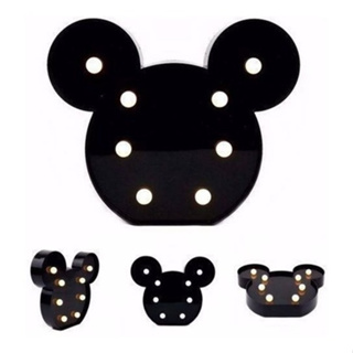 ENFEITE PLASTICO Luminária_Decorativa_Mickey_e_Minie INFANTE P QUADRO