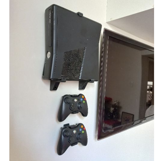 Suporte de Parede para Xbox 360 Fat. 360 Slim. 360 Super Slim | Shopee ...