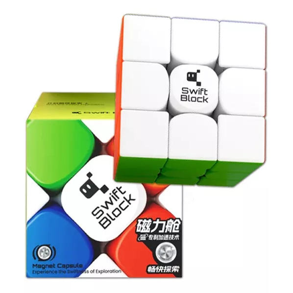 Cubo Magico 3x3x3 Gan Swift Block Magnetico - Cubo Store - Sua Loja de Cubo  Magico Online!