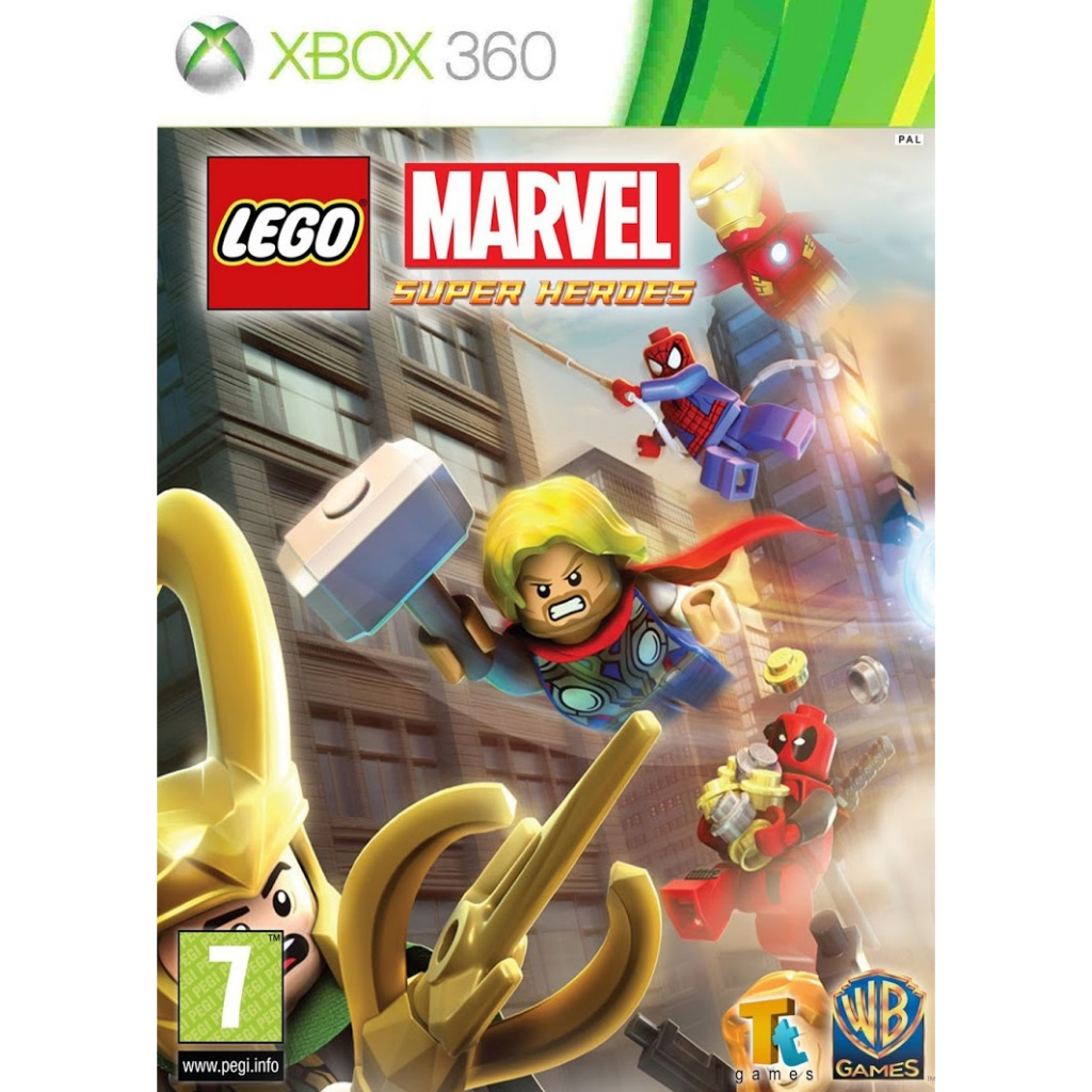 lego marvel super heroes xbox 360 - MIDIA FÍSICA