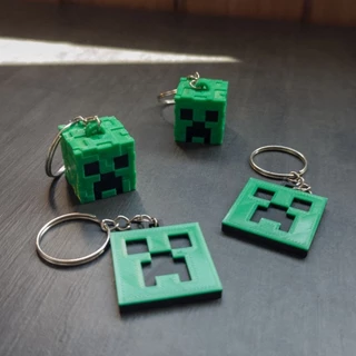 🔲🎮 Chaveiros Creeper Minecraft - 2 Modelos Incríveis 🎮🔲