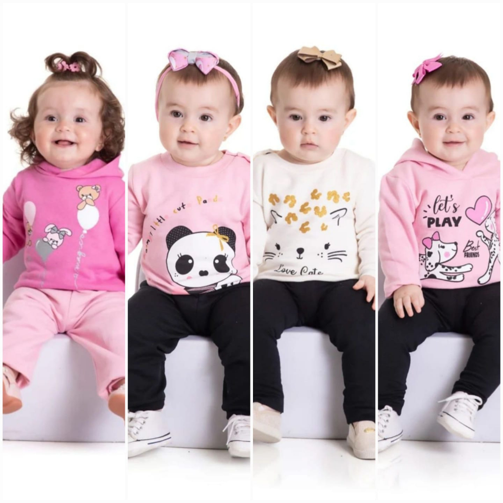 Coreano bebê infantil meninos menina bodysuit roupas kawaii engraçado dos  desenhos animados urso imprimir manga longa modelo de amor recém-nascido