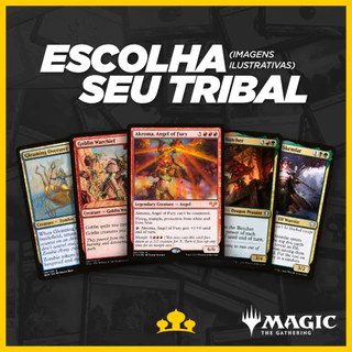 kit das tribos com 20 cartas de magic the gathering . Escolha a sua tribo e se divirta!!!!