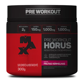Pré Treino Horus Pre-Workout 150g/ 300g - Max Titanium