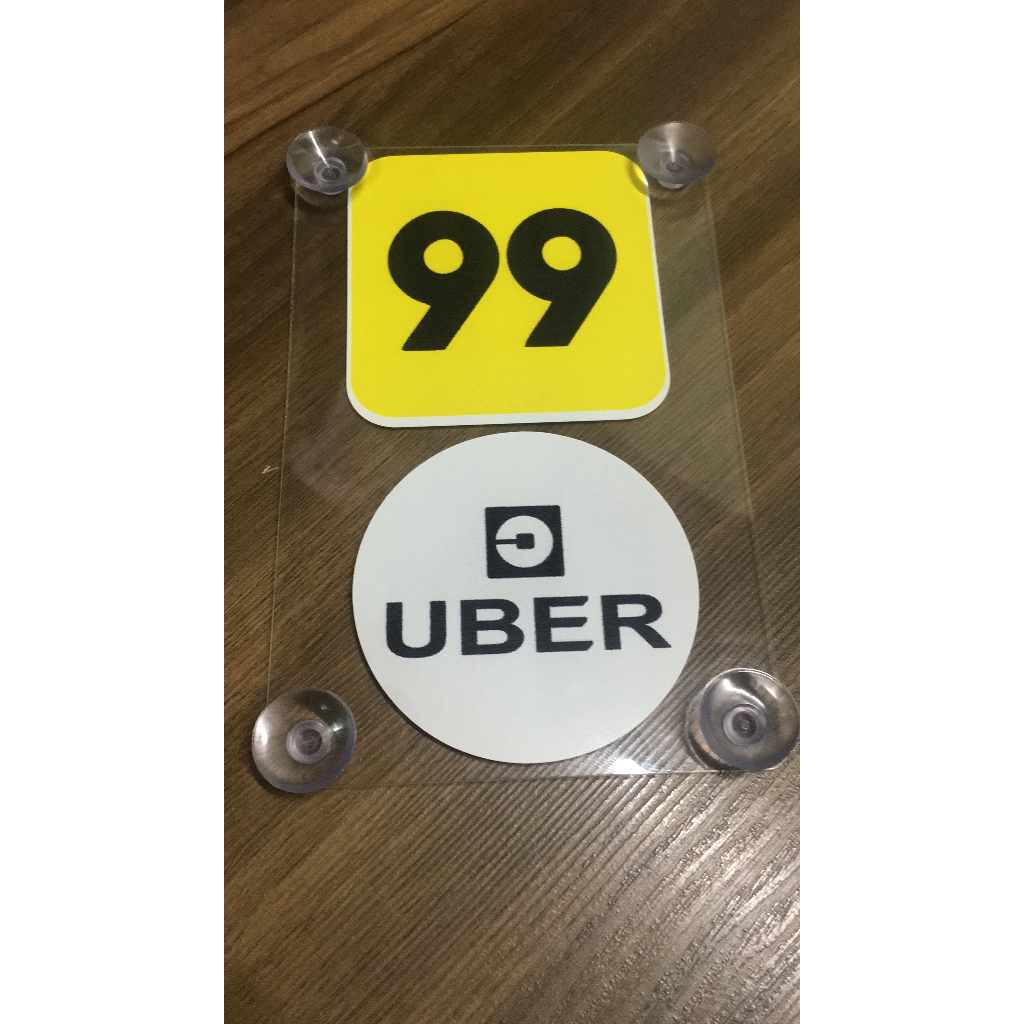 Plaquinhas Uber e 99 | Shopee Brasil