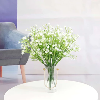 Plantas Gipsófila Artificial Floral Folhagem P Decoração Elegante--0070 (É mais favorável comprar os pacotes)