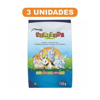 Serelepe Roedores e Coelhos 750 GR - Kit com 3 Unidades