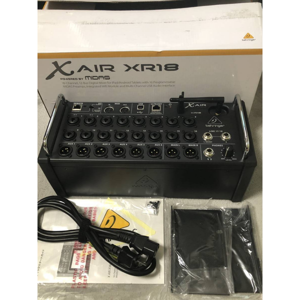 Novo Behringer XR18 Midas Preamps Digital Mixer & MultiChannel USB