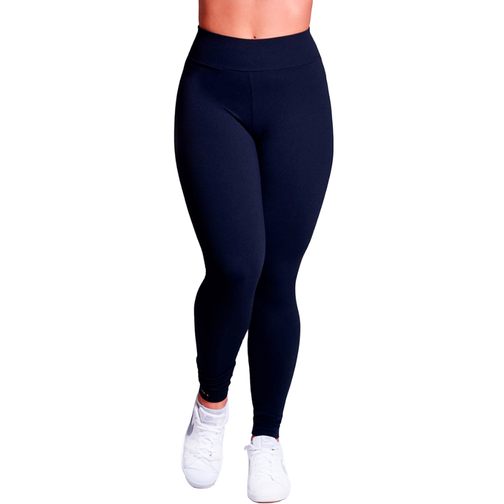 Calça Legging K2B Original Cintura Alta Fitness Tecido Grosso Feminina ...